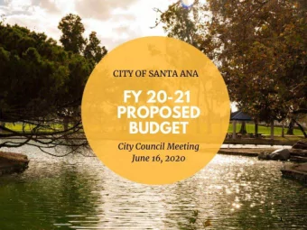 1  AGENDA  General Fund Revenues and    Expenditures Summary Comparison  Citywide Budget