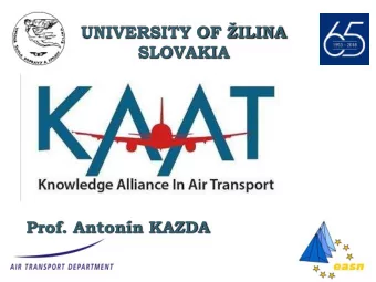 Prof. Antonn KAZDA  NEW VISION - ONE OF  THE BEST IN EUROPE 1989  Velvet Revolution  1960