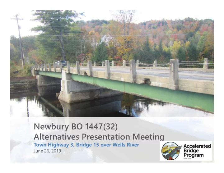 newbury bo 1447 32 alternatives presentation meeting