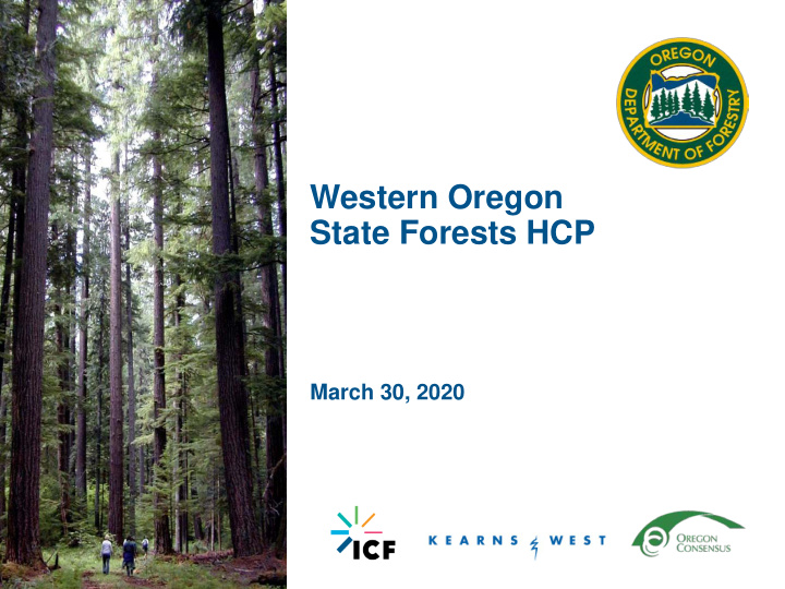 western oregon state forests hcp