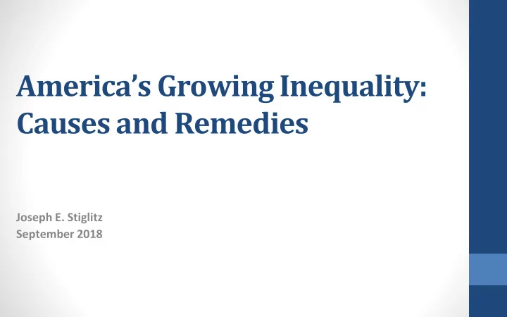 america s growing inequality