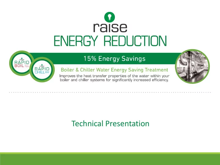 technical presentation introduction