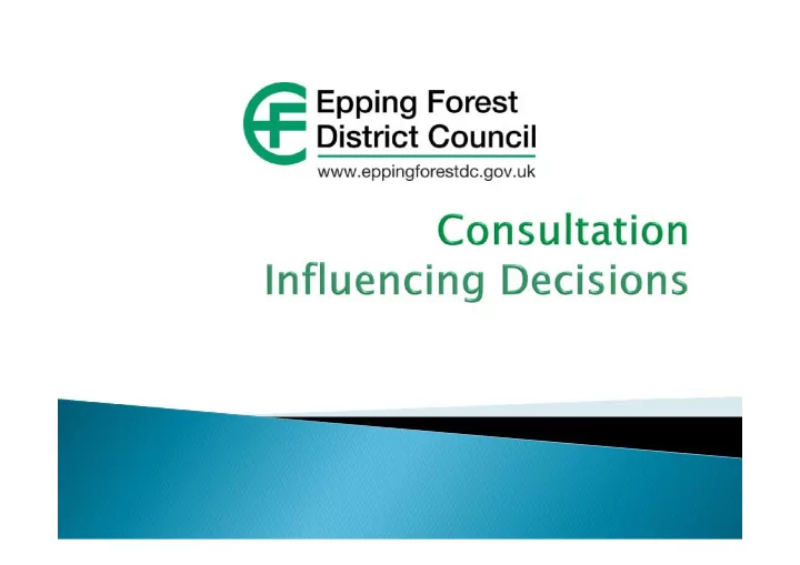 public engagement and consultation policy and strategy