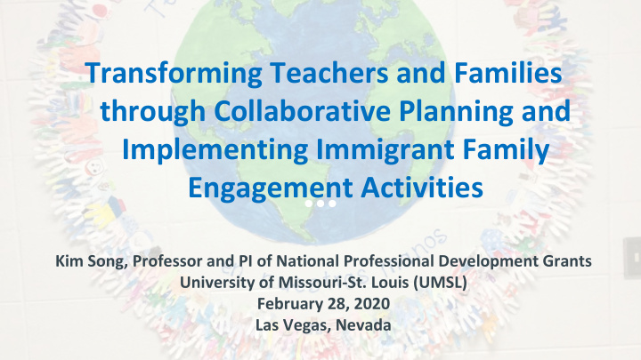 transforming teachers and families through collaborative
