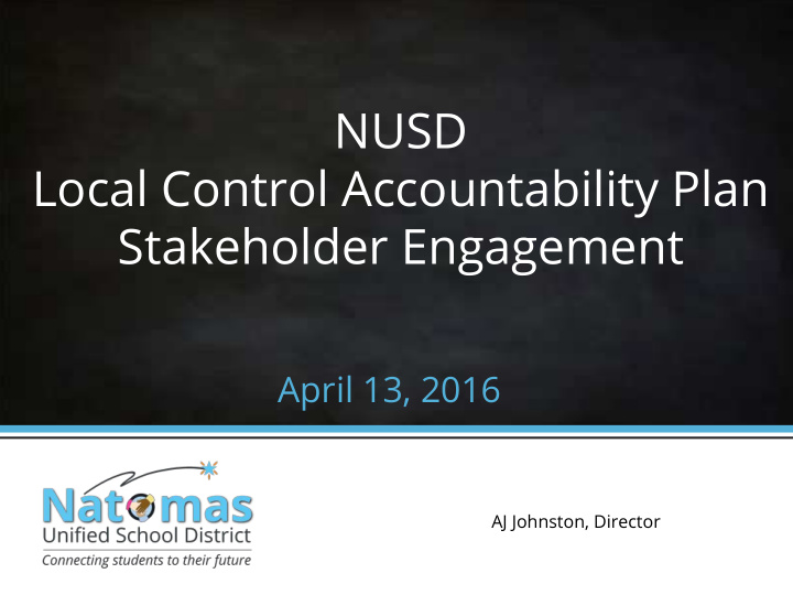 nusd local control accountability plan stakeholder