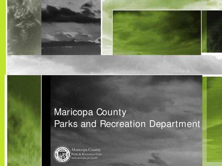 maricopa county parks and recreation department