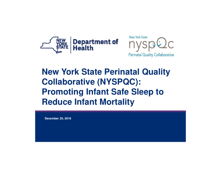 new york state perinatal quality collaborative nyspqc