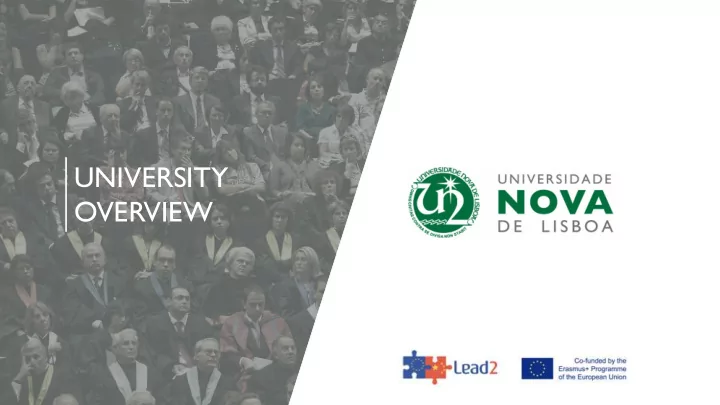 university overview nova as a meeting place for the world