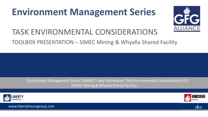 environment management series