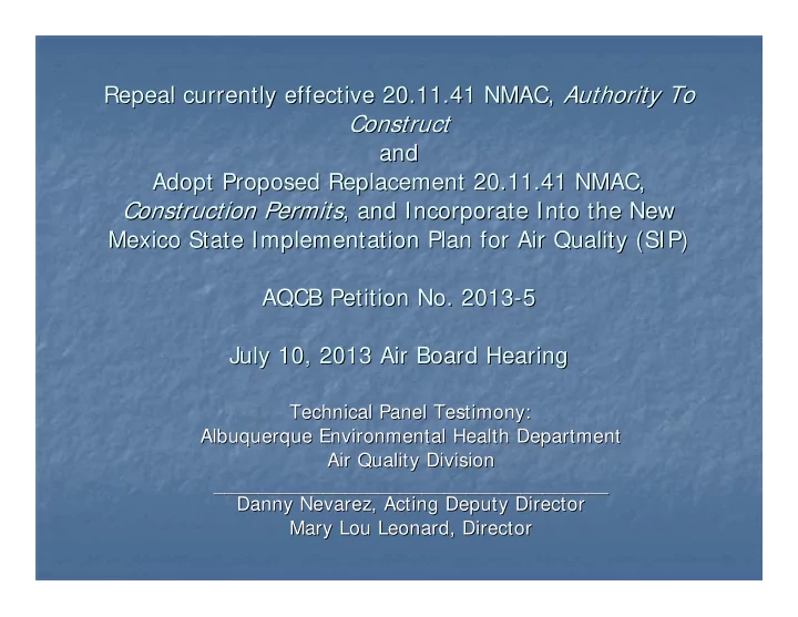 repeal currently effective 20 11 41 nmac