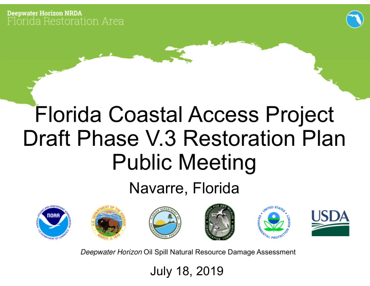 florida coastal access project draft phase v 3