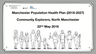 22 nd May 2018  Introduction  Development of this Plan  The Plan has been informed by the evidence