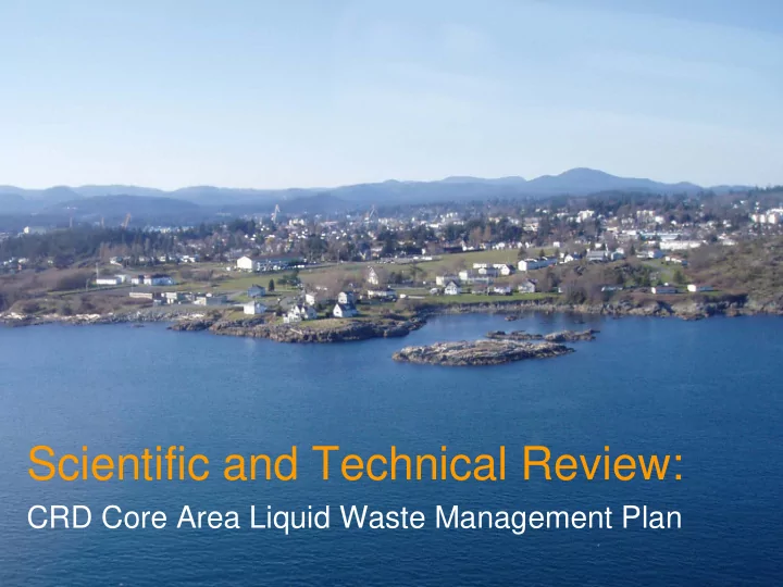 scientific and technical review