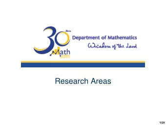 Research Areas  1/29  Mathematical modeling in nanotechnology  Works focused on the  energy and