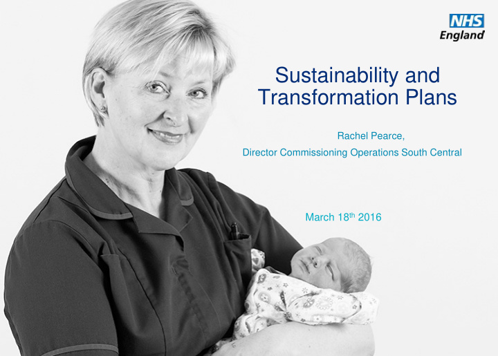 sustainability and transformation plans