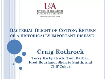 Craig Rothrock  Terry Kirkpatrick, Tom Barber,  Fred Bourland, Sherrie Smith, and  Cliff Coker