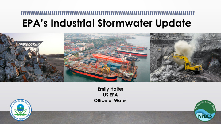 epa s industrial stormwater update