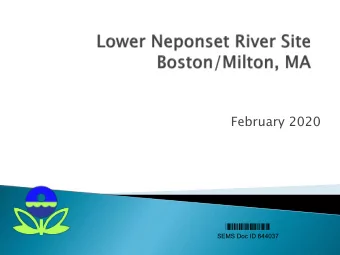 ~          lelio.'  Figure 2 Lower Nepon se t River PCBs  Boston/Milton, Massachusetts