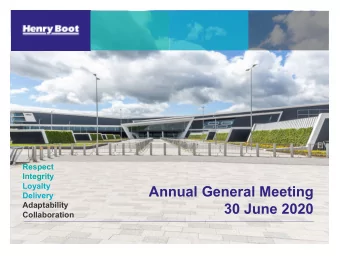 Annual General Meeting  Delivery  Adaptability  30 June 2020  Collaboration  Annual General Meeting