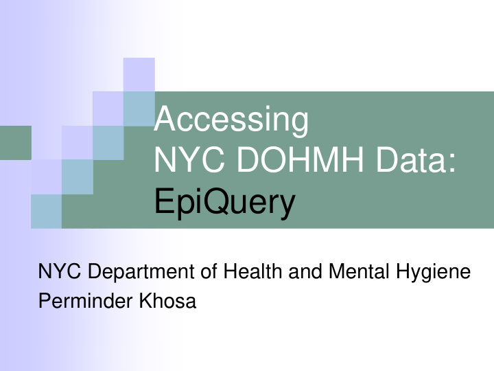accessing nyc dohmh data