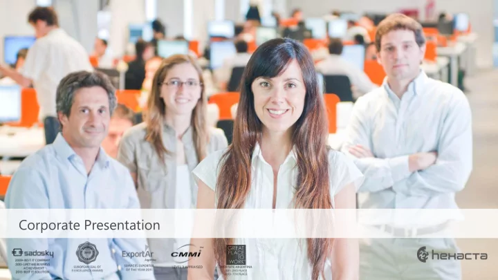 corporate presentation about hexacta