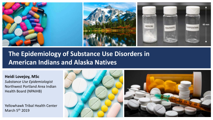 the epidemiology of substance use disorders in american