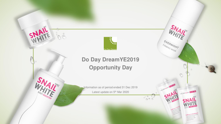 do day dreamye2019