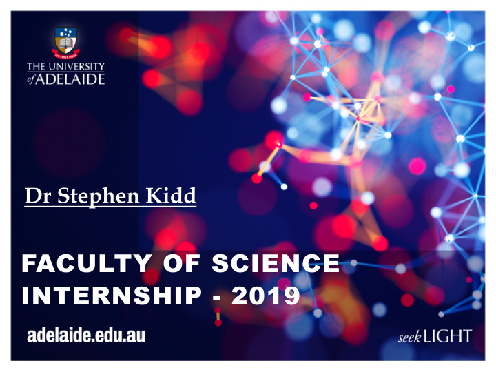 faculty of science internship 2019 internships