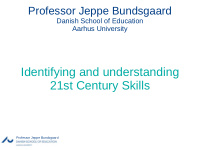 identifying and understanding 21st century skills