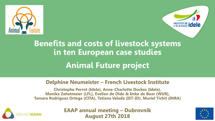 benefits and costs of livestock systems