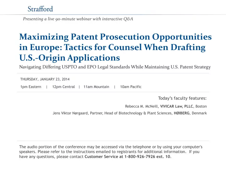 maximizing patent prosecution opportunities in europe