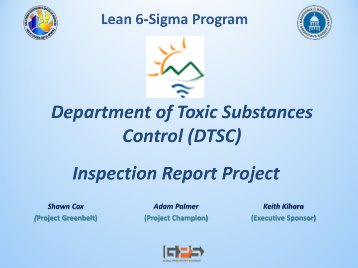 department of toxic substances control dtsc inspection