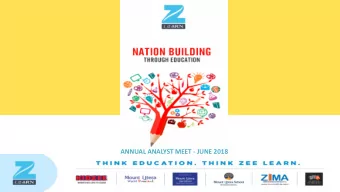 ANNUAL ANALYST MEET - JUNE 2018  Disclaimer  This presentation does not constitute or form part of,