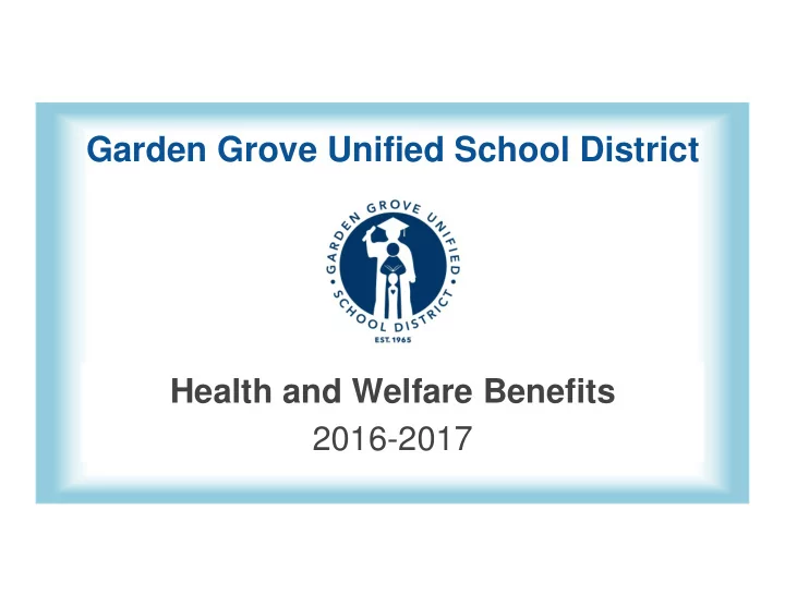 garden grove unified school district