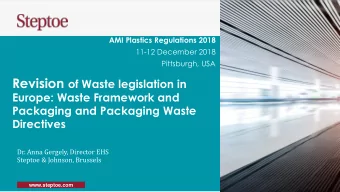 Steptoe &amp; Johnson LLP in Brussels  Washington DC based law firm, largest dedicated