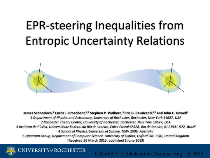 epr steering inequalities from entropic uncertainty