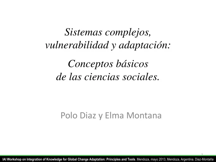 vulnerabilidad y adaptaci n