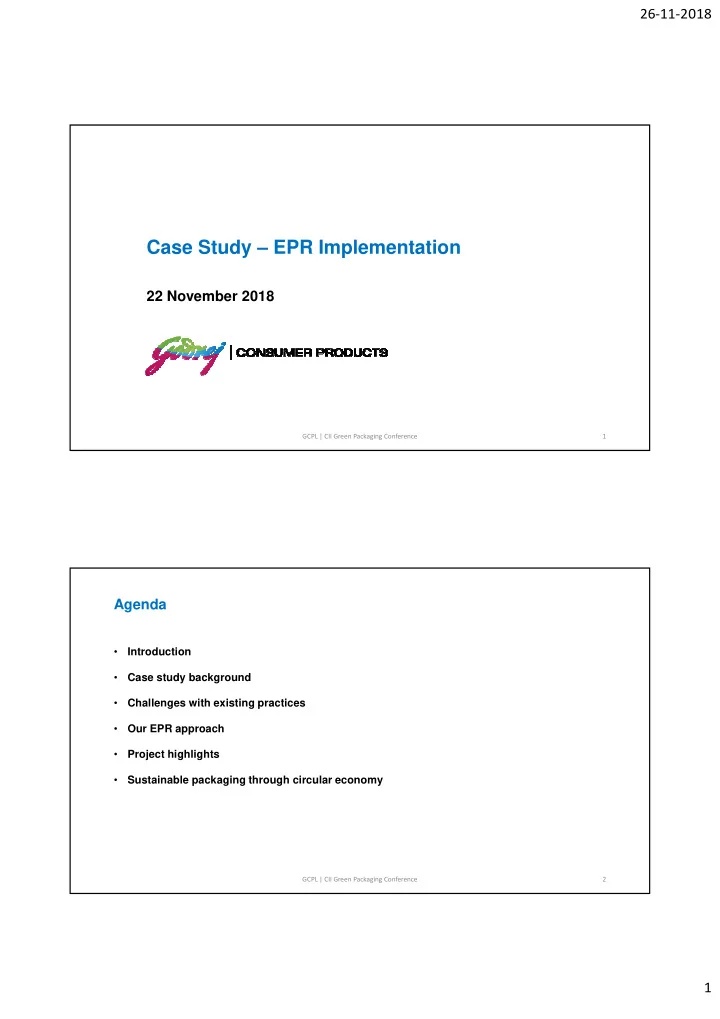 case study epr implementation
