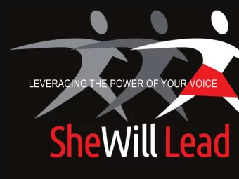 LEVERAGING THE POWER OF YOUR VOICE  Appearance  5%  Communication  28%  Gravitas 67%  Leadership