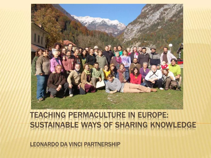 permakultur institut e v germany permaculture association