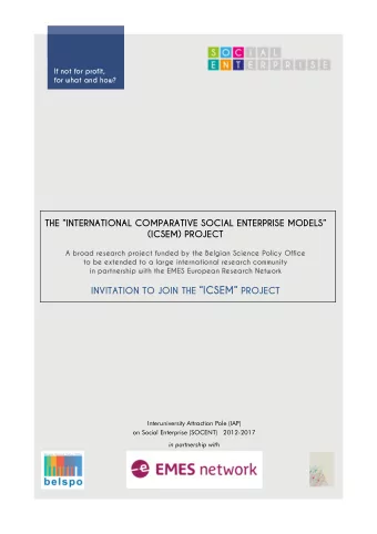 TABLE OF CONTENTS I. 3  I.  I.  I.  INTRODUCTION: FROM   INTRODUCTION: FROM   INTRODUCTION: