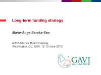 long term funding strategy