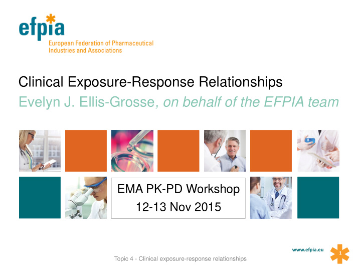 clinical exposure response relationships evelyn j ellis