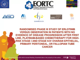 RISK STAGE I AND STAGE II-IV OVARIAN EPITHELIAL,  PRIMARY PERITONEAL, OR FALLOPIAN TUBE  CANCER