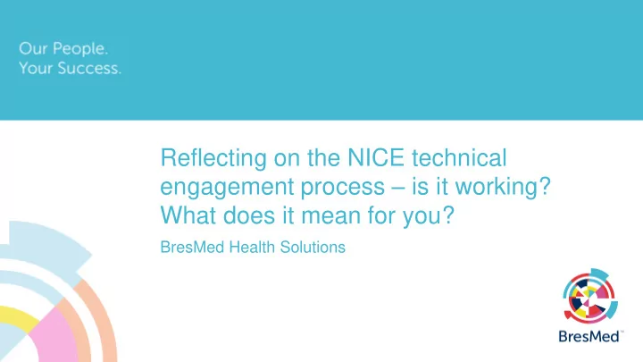 engagement process is it working