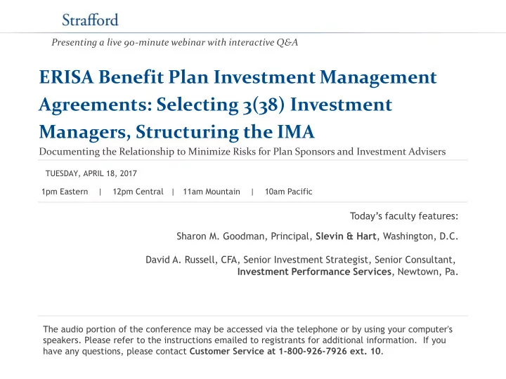 managers structuring the ima