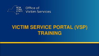 victim service portal vsp