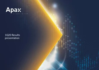 1Q20 Results  presentation  Disclaimer and notes NOT FOR RELEASE, PUBLICATION OR DISTRIBUTION,