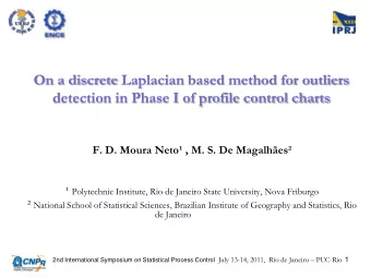 On a discrete Laplacian based method for outliers  detection in Phase I of profile control charts