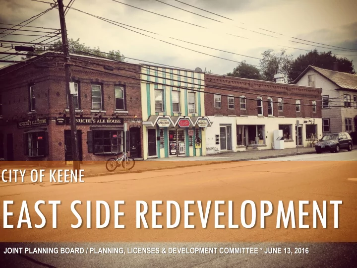 east side redevelopment